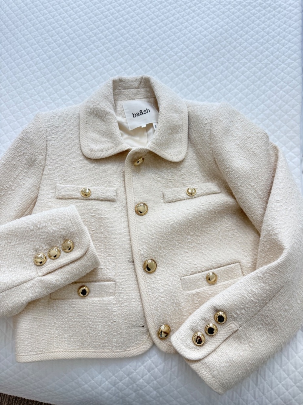 ba&sh Meredith JacketColor: Off White SIZE: 3/L - Picture 5 of 6